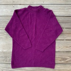 fuchsia sweater